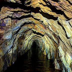 
Cwm Bychan Copper Mine, January 2019, © Photo courtesy of Gwent Caving Club