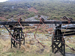 
Cwm Bychan aerial ropeway, January 2019, © Photo courtesy of Gwent Caving Club