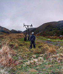 
Cwm Bychan aerial ropeway, January 2019, © Photo courtesy of Gwent Caving Club