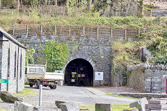 
The tunnel to Braich, Dinorwic Quarry, Llanberis, April 2014