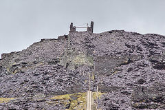 
Garret incline A9 and drumhouse, Dinorwic Quarry, Llanberis, April 2014