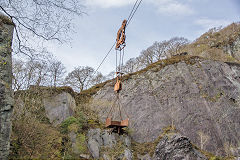 
Vivian Quarry aerial ropeway, Dinorwic Quarry, Llanberis, April 2014