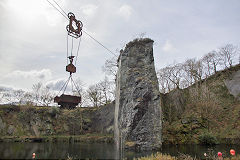 
Vivian Quarry aerial ropeway, Dinorwic Quarry, Llanberis, April 2014