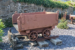 
Llanberis High Street rubble wagon, July 2018