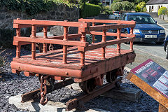 
Llanberis High Street slate wagon, July 2018