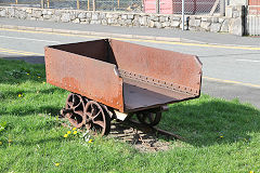 
Llanberis Victoria Terrace rubble wagon, April 2014