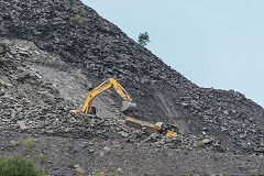 
Penrhyn Slate Quarry at work, Bethesda, July 2018