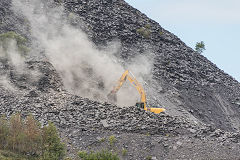 
Penrhyn Slate Quarry at work, Bethesda, July 2018