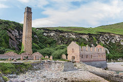 
Brick drying floorworks, Porth Wen brickworks, Anglesey, July 2015