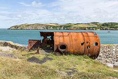 
The loose boiler, Porth Wen brickworks, Anglesey, July 2015
