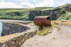 
The loose boiler, Porth Wen brickworks, Anglesey, July 2015