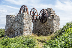 
Incline brakedrum, Porth Wen brickworks, Anglesey, July 2015