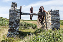 
Incline brakedrum, Porth Wen brickworks, Anglesey, July 2015