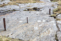 
Wooden watercourse or launder to waterwheel, Rhosydd Quarry, Gwynedd, April 2014