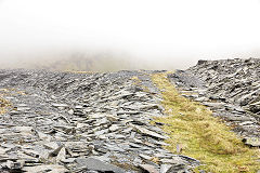 
Rhosydd Quarry tips, Gwynedd, April 2014