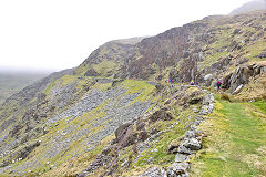 
Rhosydd Quarry incline and tramway, Gwynedd, April 2014