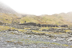 
Dressing floor and workshops, Rhosydd Quarry, Gwynedd, April 2014