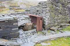 
Dressing floor ironmongery, Rhosydd Quarry, Gwynedd, April 2014