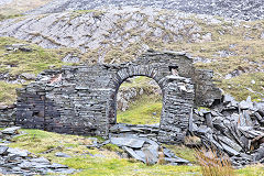 
Dressing floor and workshops, Rhosydd Quarry, Gwynedd, April 2014