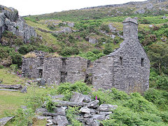 
The abandoned Gellfechan farmstead, June 2021