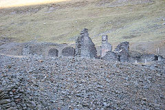 
Cottages to the West of the Dressing Mill, Cwmystwyth, December 2016