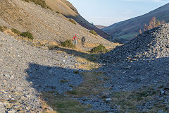 
The tramway, Cwmystwyth, December 2016