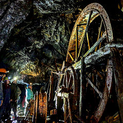 
Ystrad Einion Copper Mine, January 2019 © Photo courtesy of Gwent Caving Club