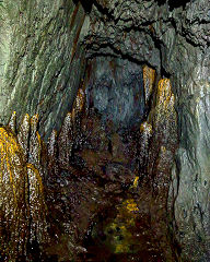 
Ystrad Einion Copper Mine, January 2019 © Photo courtesy of Gwent Caving Club