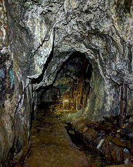 
Ystrad Einion Copper Mine, January 2019 © Photo courtesy of Gwent Caving Club