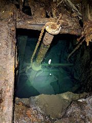 
Ystrad Einion Copper Mine, January 2019 © Photo courtesy of Gwent Caving Club