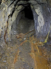 
Ystrad Einion Copper Mine, January 2019 © Photo courtesy of Gwent Caving Club