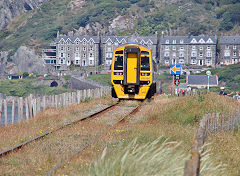 
'158 834' approaching Barmouth Viaduct, June 2021