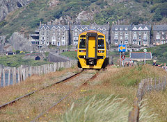 
'158 834' approaching Barmouth Viaduct, June 2021