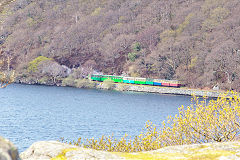 
No 3 'Dolbadarn' and train, Llanberis Lake Railway, April 2014