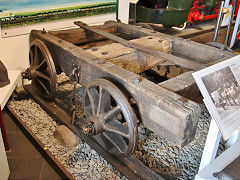 
Bixslade tramroad wagon from the Forest of Dean at Tywyn Museum, June 2021