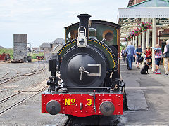 
'3 Sir Hadyn' at Wharf Station, Talyllyn Railway, June 2021