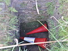 Flue exit pit, St Cuthberts, August 2024