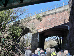 The first 'Bristol and North Someset Railway' bridge at Frome, March 2022