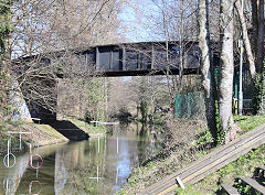 The second 'Bristol and North Someset Railway' bridge at Frome, March 2022