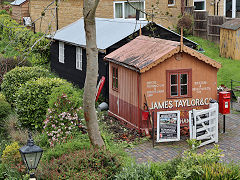 Coal merchants hut at Toddington, April 2024
