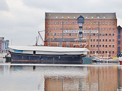 'Katherine May' at Gloucester Docks, April 2024