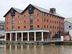 Gloucester Docks warehouses, April 2024
