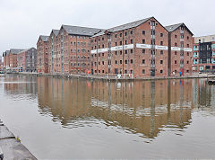 Gloucester Docks warehouses, April 2024