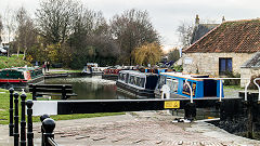 
The Kennet and Avon Canal at Bradford-on-Avon, December 2019