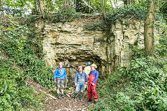 
Kingsdown Quarry entrance, August 2020'