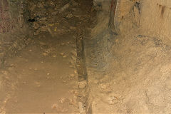 
Kingsdown Quarry, cart grooves in floor, August 2020'