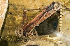 Kingsdown Quarry crane, August 2020'