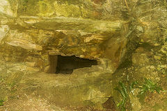 Kingsdown Quarry exit, August 2020'