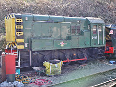 BR 'D4095' at Midsomer Norton Station, March 2022