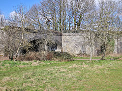 
The SDJR trackbed from Midsomer Norton Station towards Radstock, March 2022